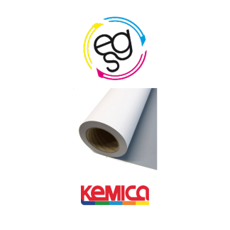 PVC Monomerico Bianco Opaco Retro Grigio - 100my 1,55 x 50mt