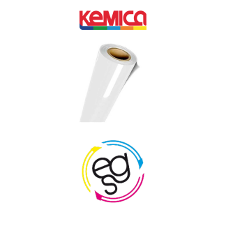 PVC Polimerico Bianco Lucido Air Free Retro Grigio - 75my 1,37 x 50mt